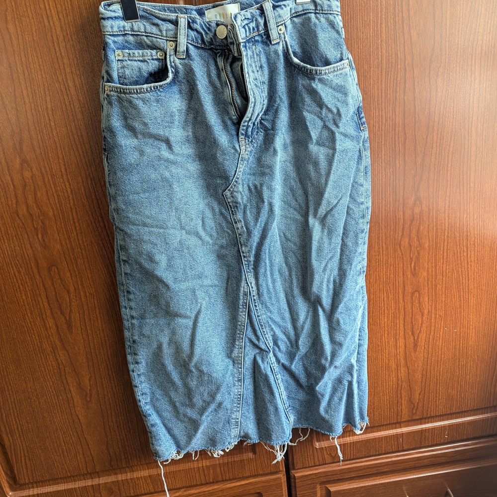 Rails Blue Denim Skirt